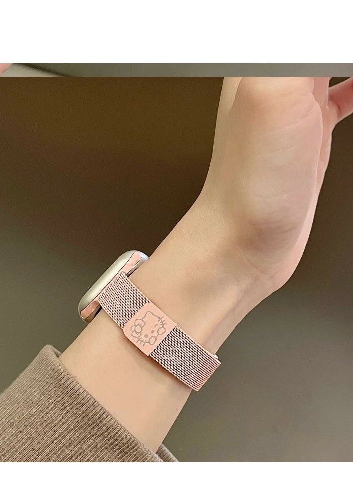 Hello Kitty printed magnetic sports strap suitable for Apple Watch strap 7/8/9E 44mm - Image 2